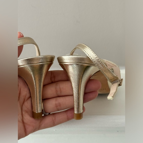 L.K. Bennett Gold Rope Wedge Sandals size 36 - Picture 5 of 10